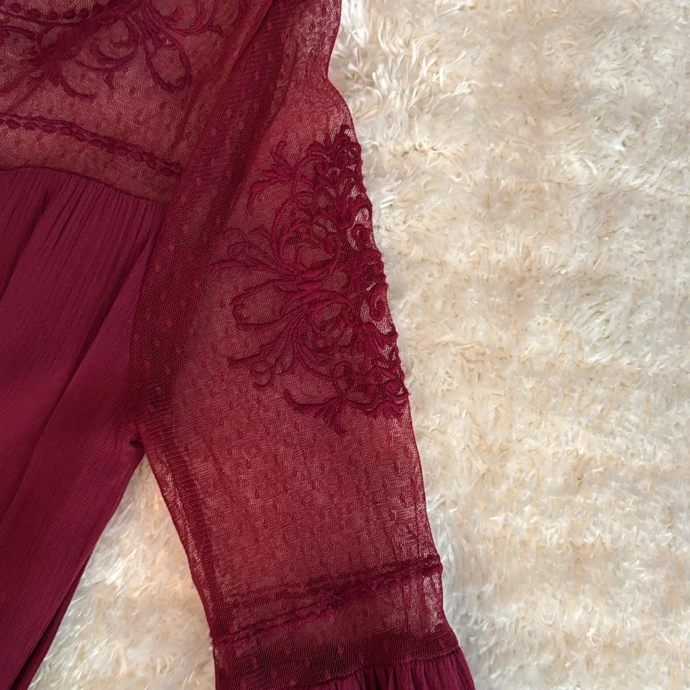 Blue Rain Raspberry-colored Dress - Picture 4 of 5